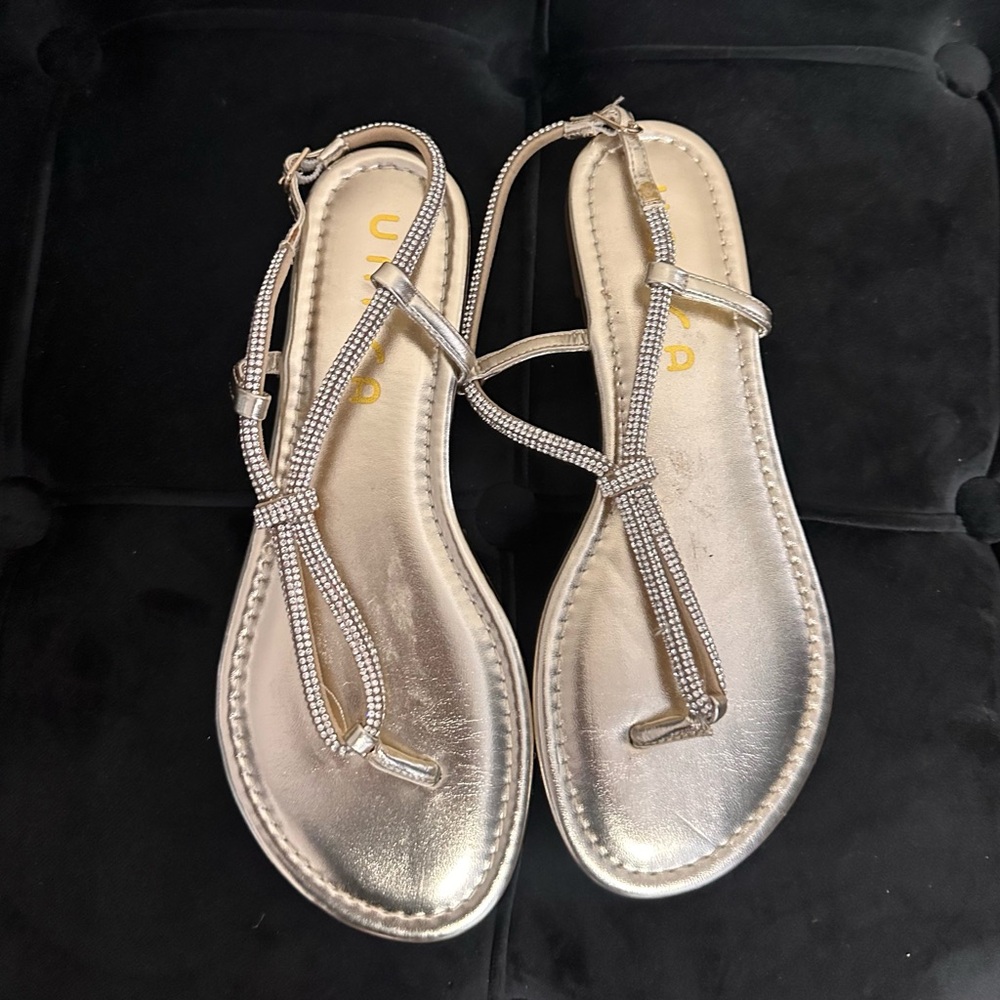 Elegant Silver Sandals